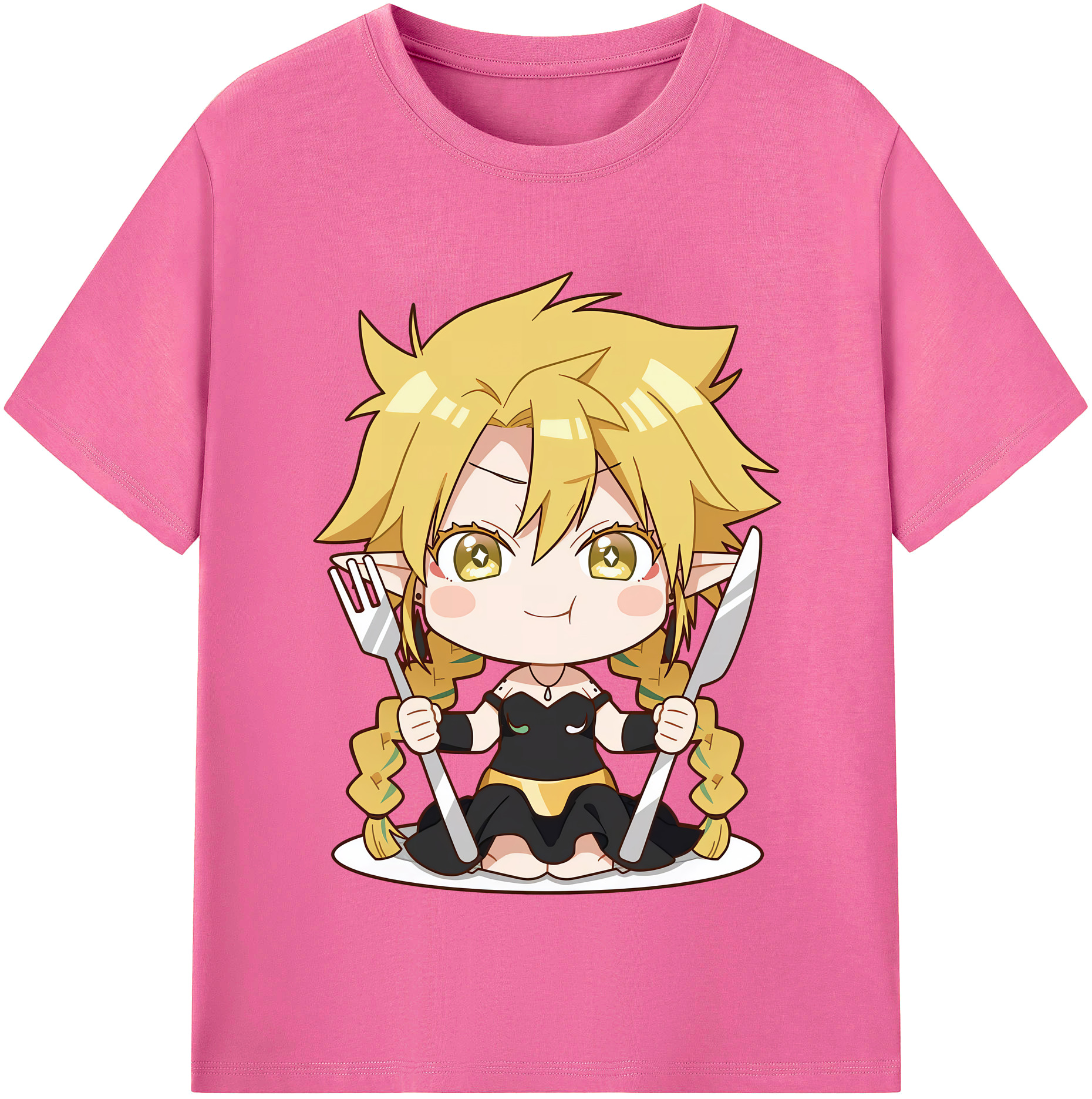 （画像用） 転スラ Regarding Reincarnated to Slime レディースカジュアルプリントTシャツ（綿100％）
